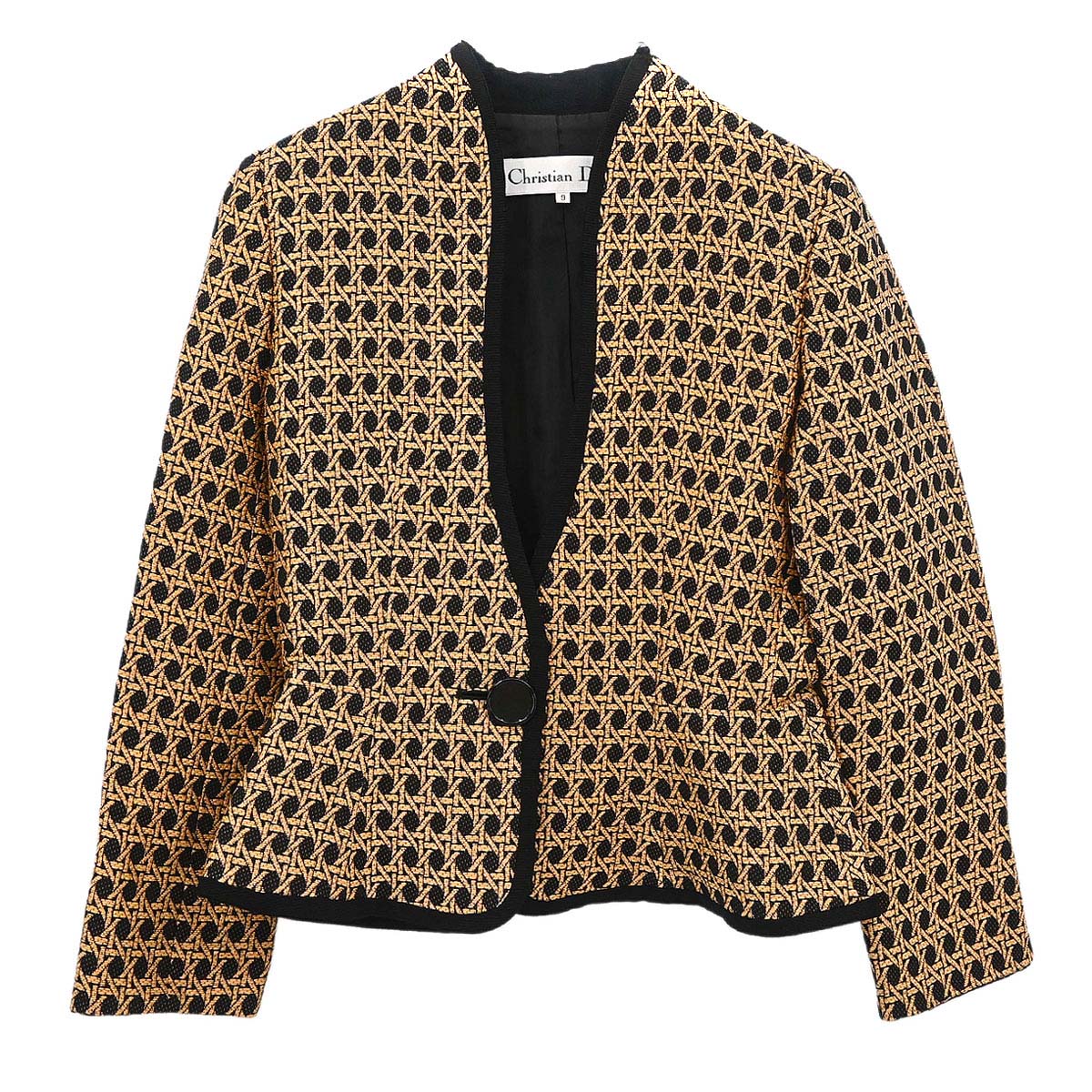 Christian Dior Single Breasted Jacket Beige #36–38