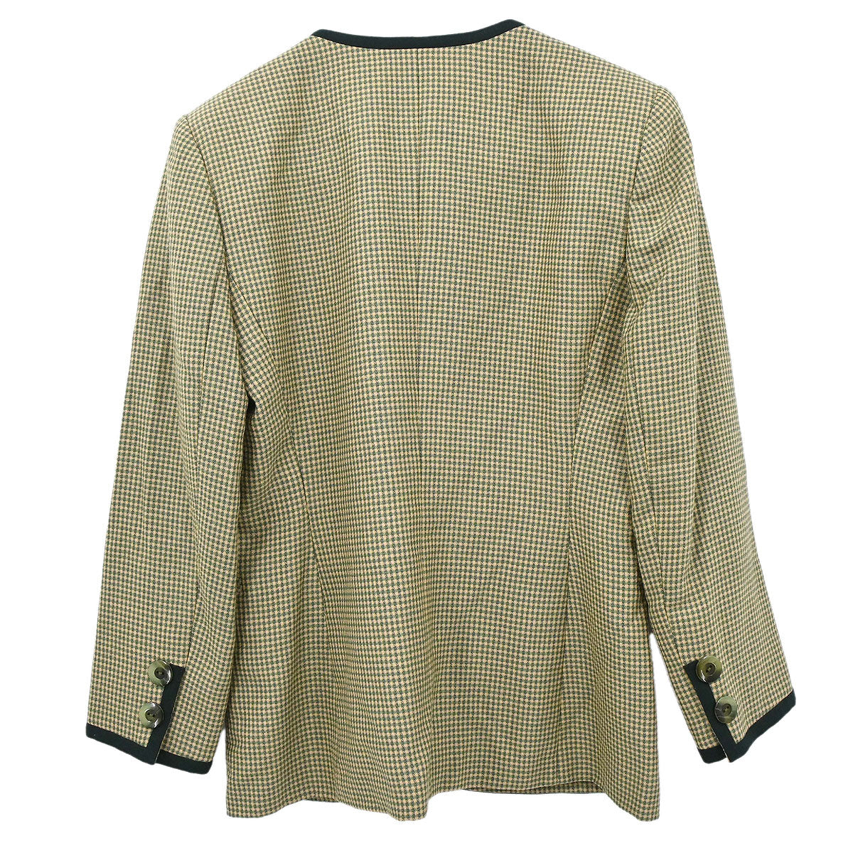 Christian Dior Collarless Jacket Green #36–38