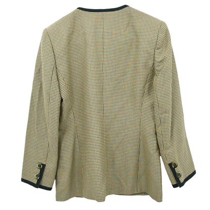 Christian Dior Collarless Jacket Green #36–38