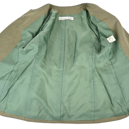 Christian Dior Collarless Jacket Green #36–38