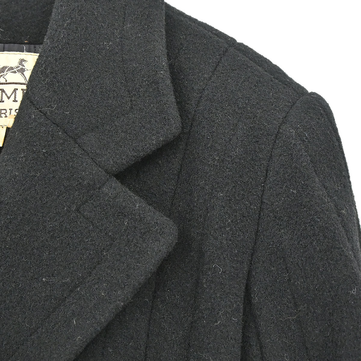 Hermes Coat Black #38