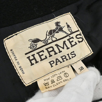 Hermes Coat Black #38