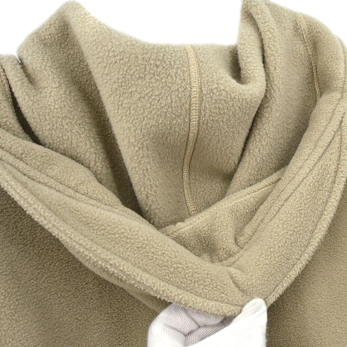 Chanel 2002 Sport Line Zip Up Hooded Jacket Beige #38
