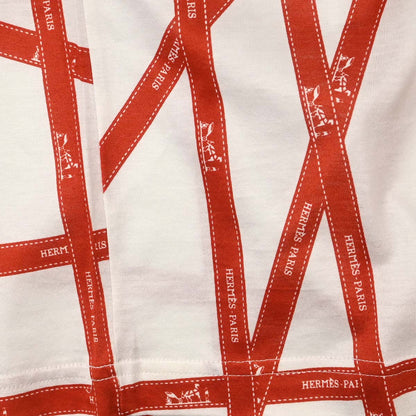 Hermes Short Sleeve T-shirt Top White #L