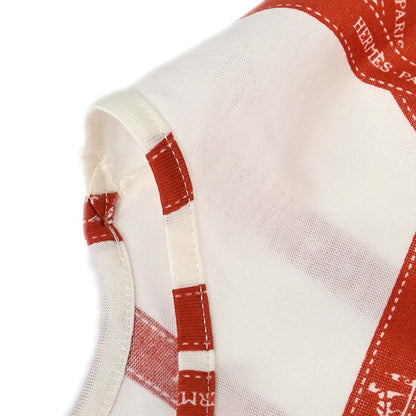 Hermes Short Sleeve T-shirt Top White #L