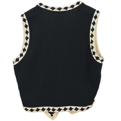 Christian Dior 2004 Sleeveless Vest Top Black #M
