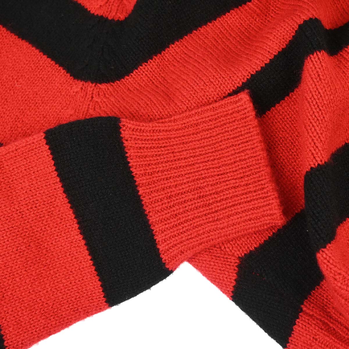 Miu Miu 2019 Striped Sweater Top Red #36