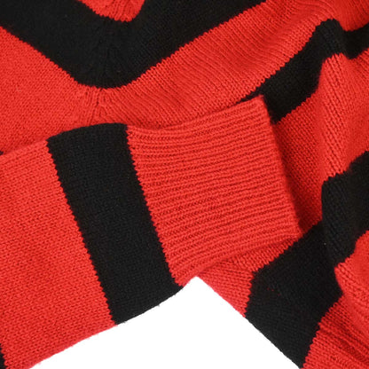Miu Miu 2019 Striped Sweater Top Red #36