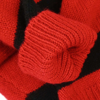 Miu Miu 2019 Striped Sweater Top Red #36