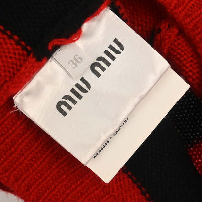 Miu Miu 2019 Striped Sweater Top Red #36