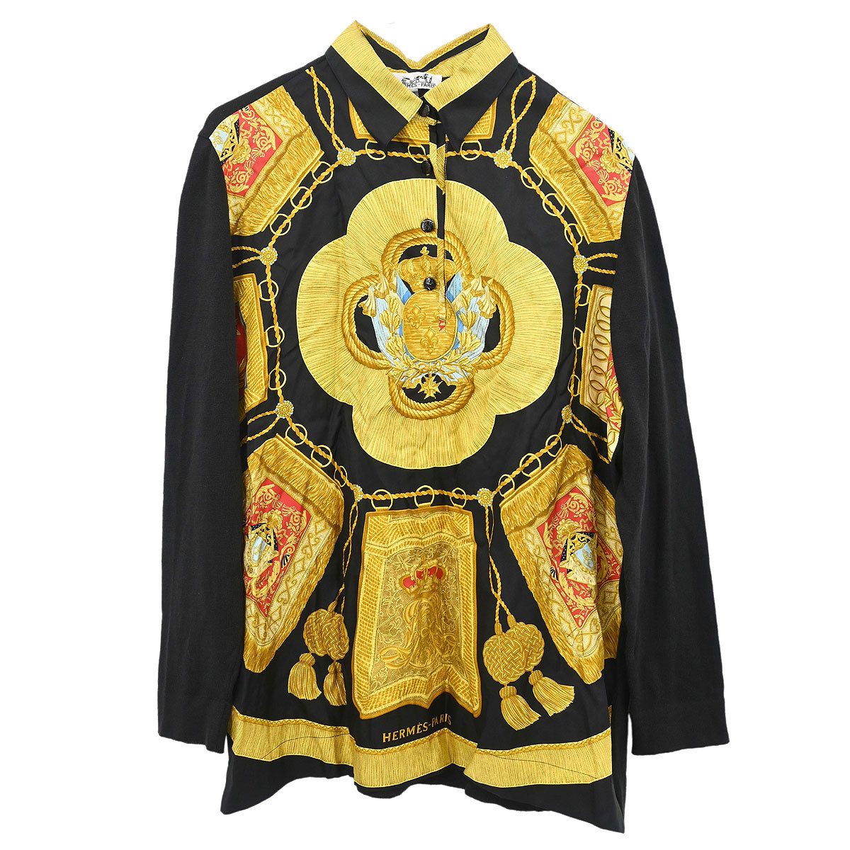 Hermes Blouse Top Black #S