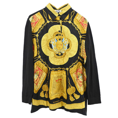 Hermes Blouse Top Black #S