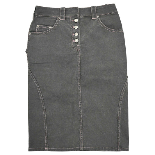 Christian Dior 2003 Denim Skirt Black #36