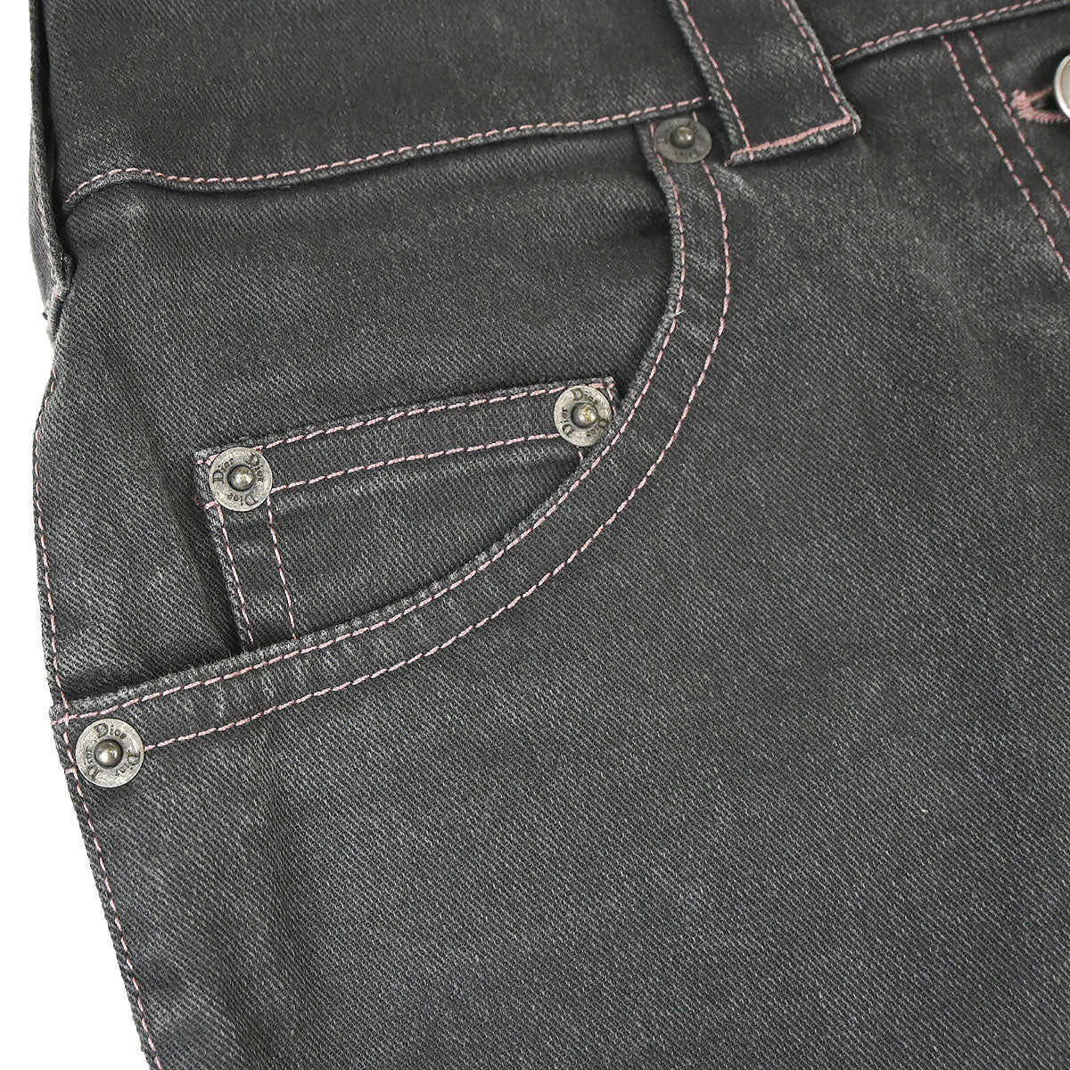 Christian Dior 2003 Denim Skirt Black #36