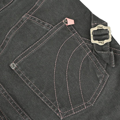 Christian Dior 2003 Denim Skirt Black #36
