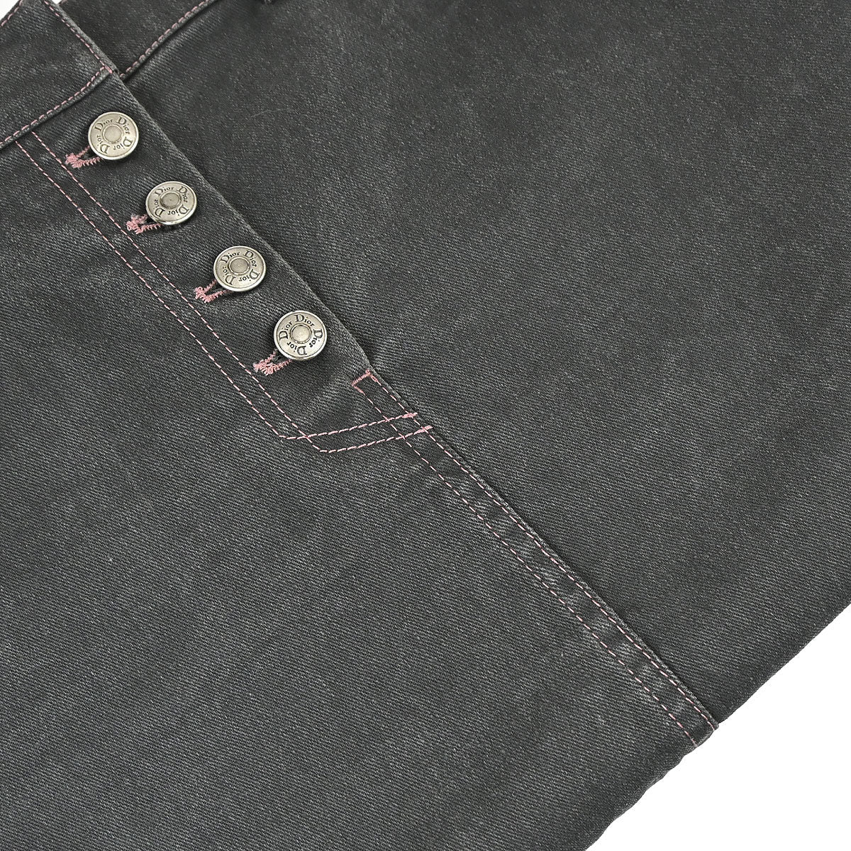 Christian Dior 2003 Denim Skirt Black #36