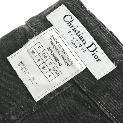 Christian Dior 2003 Denim Skirt Black #36