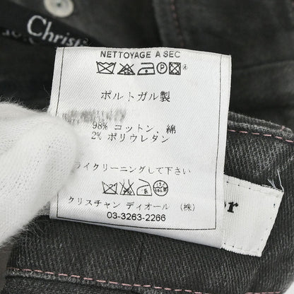 Christian Dior 2003 Denim Skirt Black #36