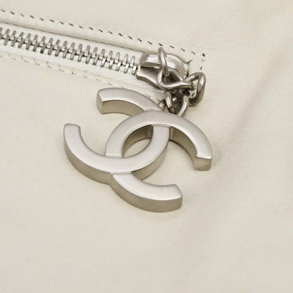 Chanel White Lambskin Jacket Bag Body Bag