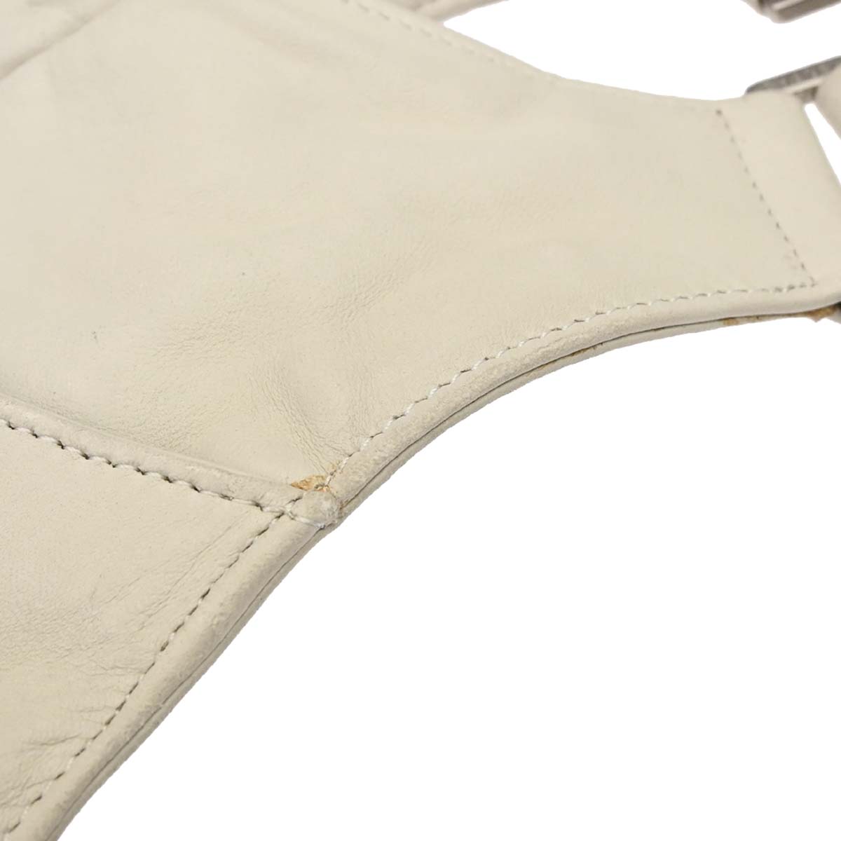 Chanel White Lambskin Jacket Bag Body Bag