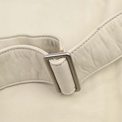 Chanel White Lambskin Jacket Bag Body Bag