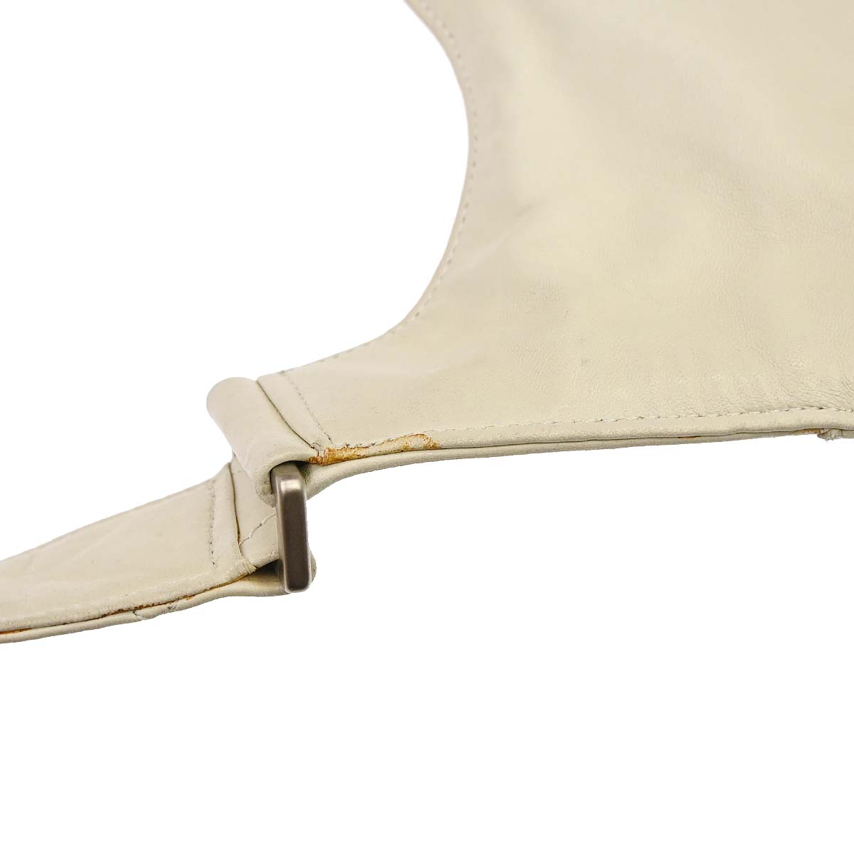 Chanel White Lambskin Jacket Bag Body Bag