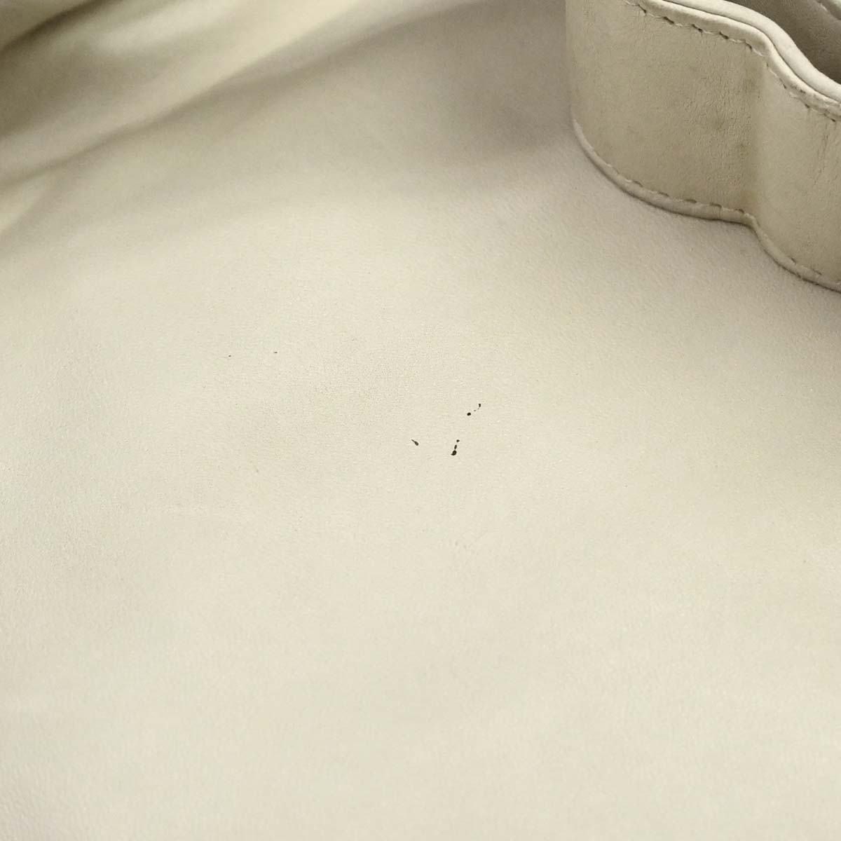Chanel White Lambskin Jacket Bag Body Bag