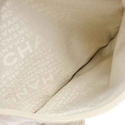 Chanel White Lambskin Jacket Bag Body Bag