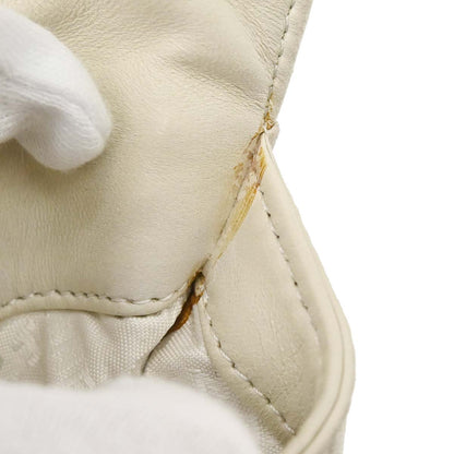 Chanel White Lambskin Jacket Bag Body Bag