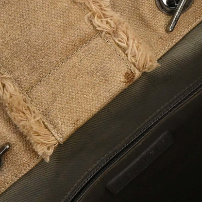 Chanel Beige Canvas Bricolage Graffiti Tote Handbag