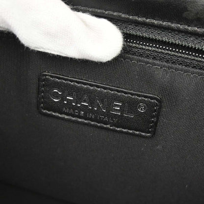 Boy Chanel 2014-2015 Black Lambskin Medium Shoulder Bag
