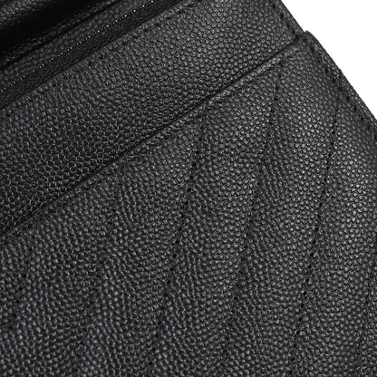 Chanel 2018 Black Caviar Skin Classic WOC Wallet on Chain Bag
