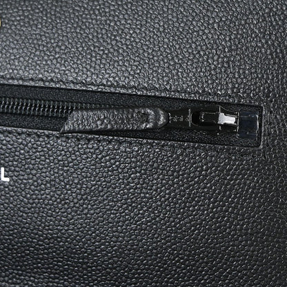 Chanel 2018 Black Caviar Skin Classic WOC Wallet on Chain Bag