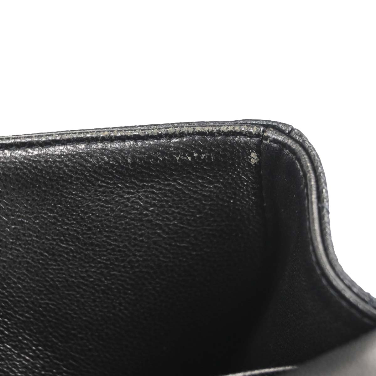 Chanel 1997-1999 Black Caviar Skin Small Classic Double Flap Shoulder Bag