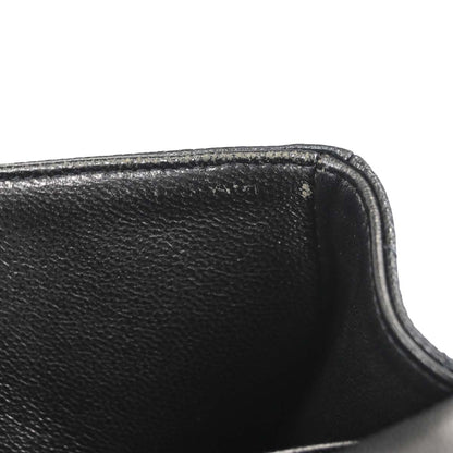 Chanel 1997-1999 Black Caviar Skin Small Classic Double Flap Shoulder Bag