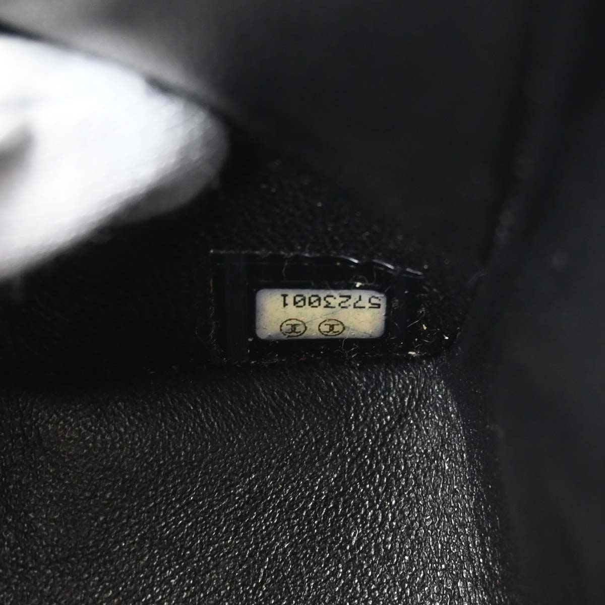 Chanel 1997-1999 Black Caviar Skin Small Classic Double Flap Shoulder Bag