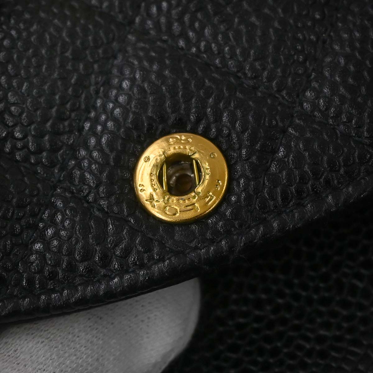 Chanel 1997-1999 Black Caviar Skin Small Classic Double Flap Shoulder Bag