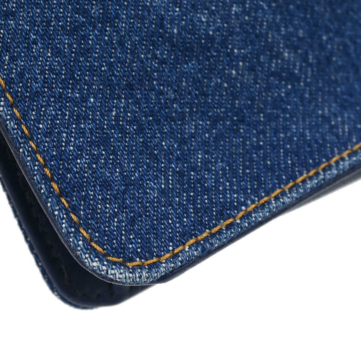 Chanel 1996-1997 Blue Denim Timeless Wallet on Chain WOC