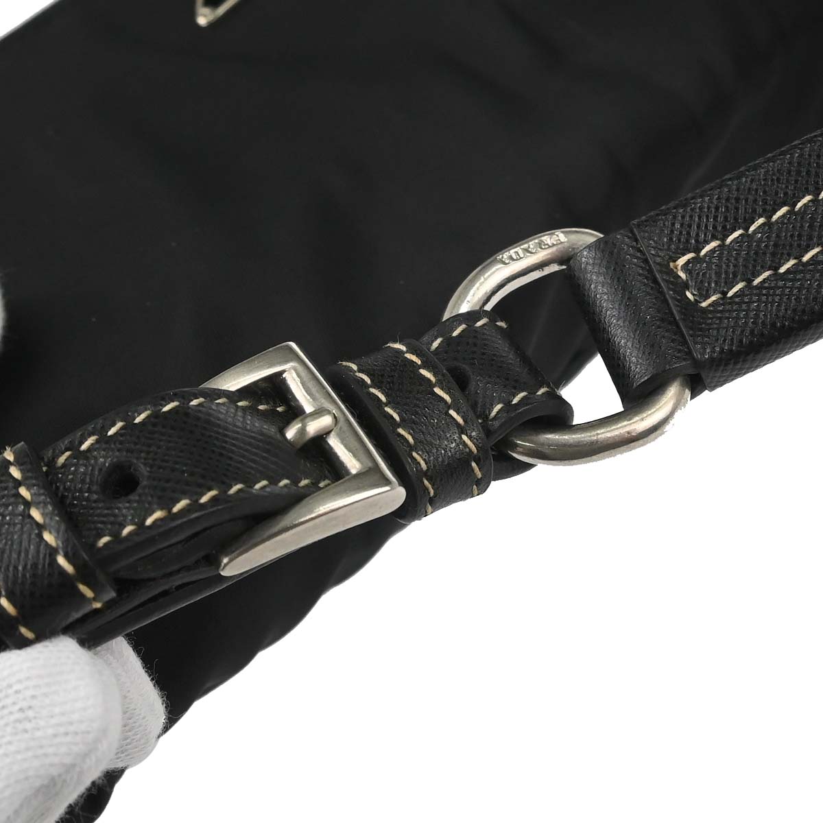 Prada Black Nylon Handbag