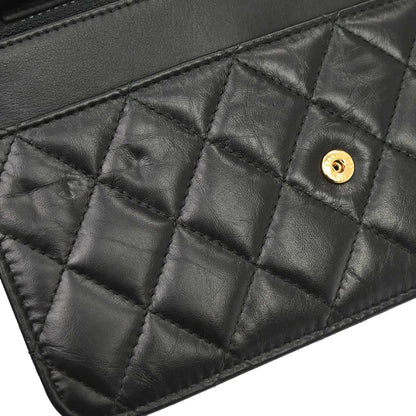 Chanel 2017 Calfskin Mademoiselle Lock Icon WOC Wallet on Chain Shoulder Bag