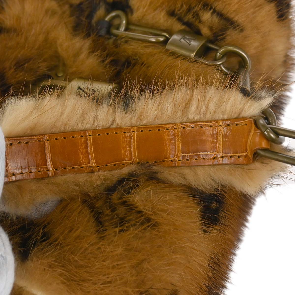 Louis Vuitton * Monogram Mink Mini Papillon Handbag M71944