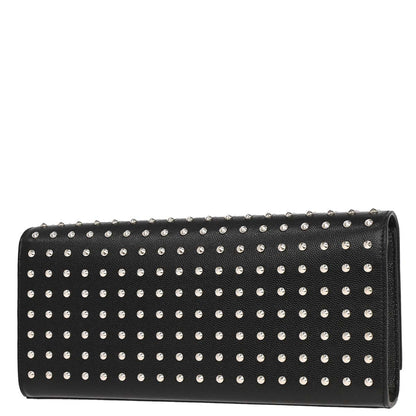 Saint Laurent Black Calfskin Clutch Bag
