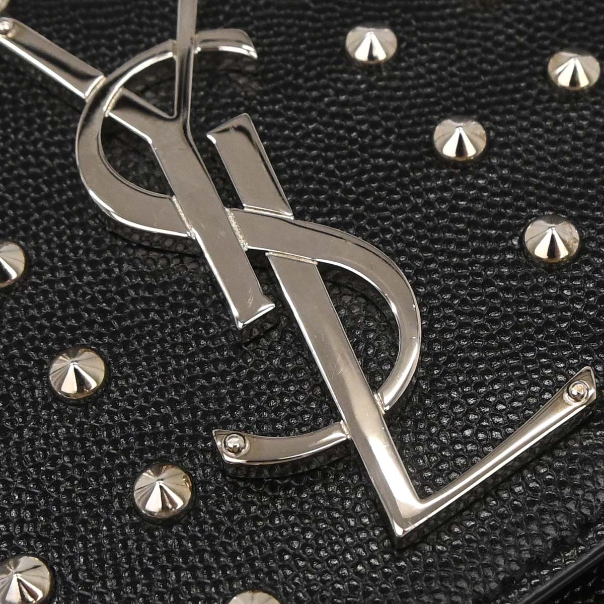 Saint Laurent Black Calfskin Clutch Bag