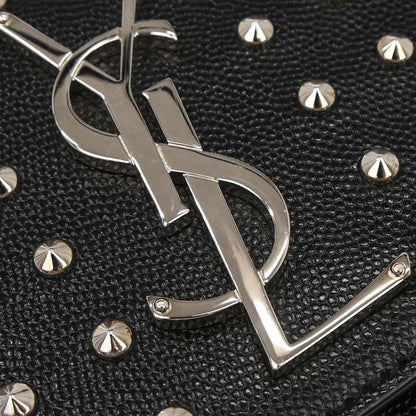 Saint Laurent Black Calfskin Clutch Bag