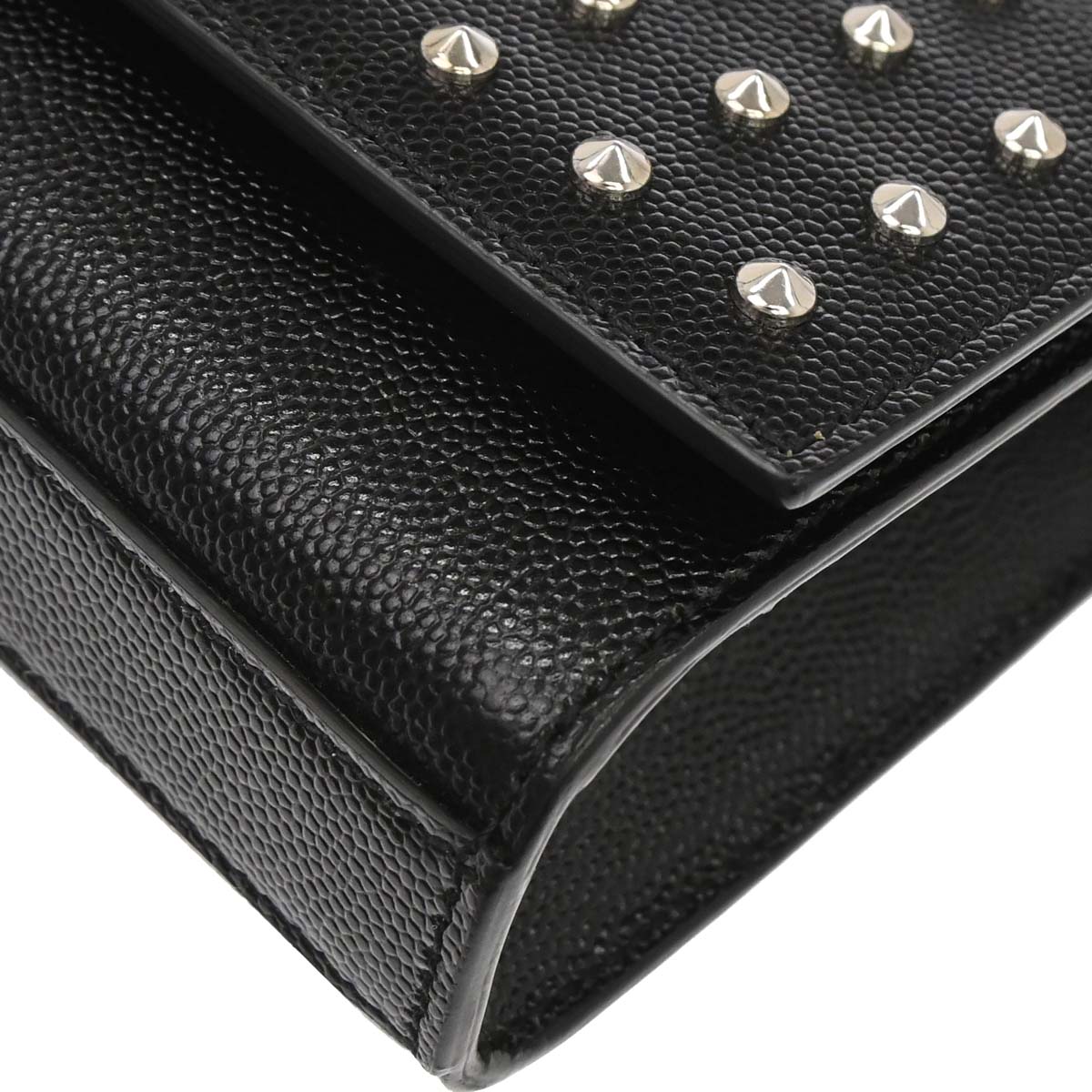 Saint Laurent Black Calfskin Clutch Bag