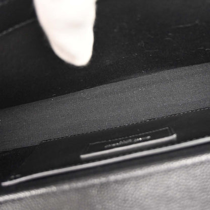 Saint Laurent Black Calfskin Clutch Bag