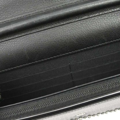Chanel 2014-2015 Black Calfskin Rhinestone WOC Wallet on Chain Bag