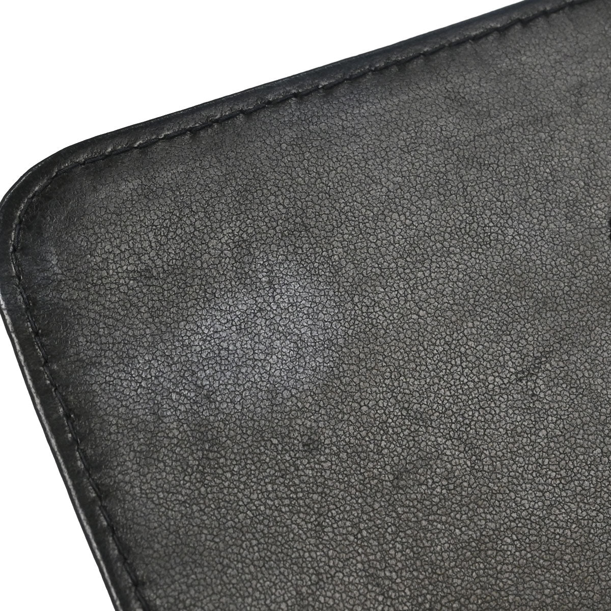 Chanel 1997-1999 Black Lambskin Pushlock Small Half Flap Shoulder Bag