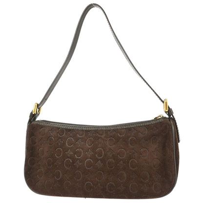 Celine Brown Suede C Macadam Handbag