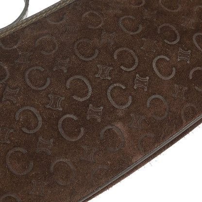Celine Brown Suede C Macadam Handbag